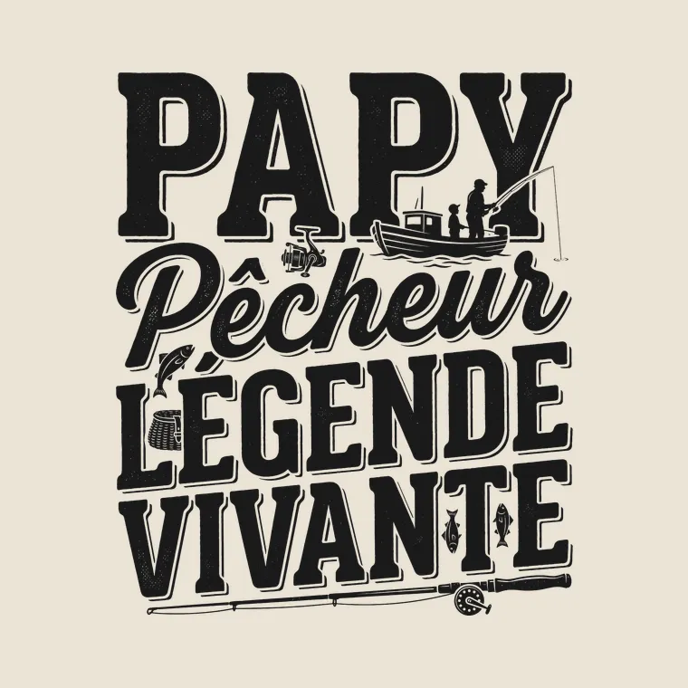 Papy Pêcheur Légende Vivante
