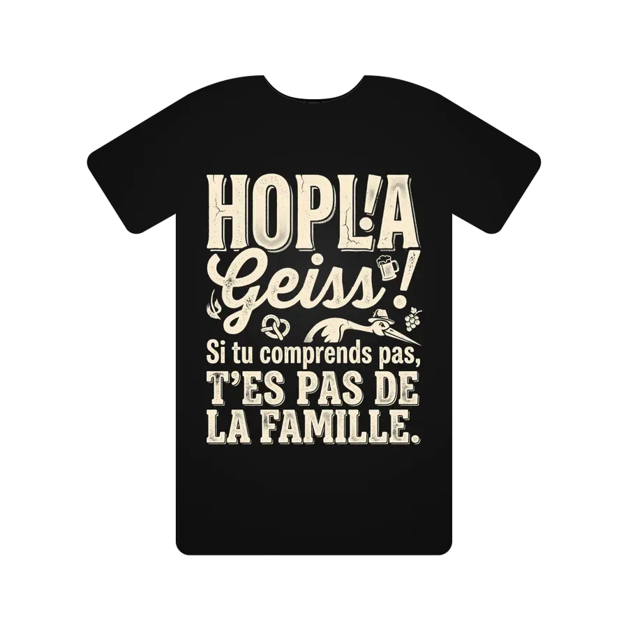 Hopla geiss ! Si tu comprends pas, t'es pas de la famille.
