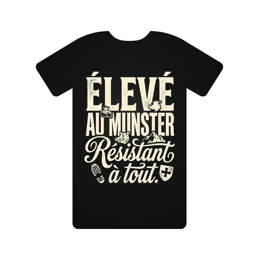 Élevé au Munster. Résistant à tout.
