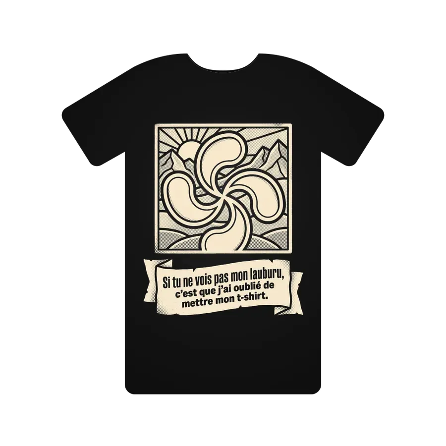 Si tu ne vois pas mon lauburu, c'est que j'ai oublié de mettre mon t-shirt.