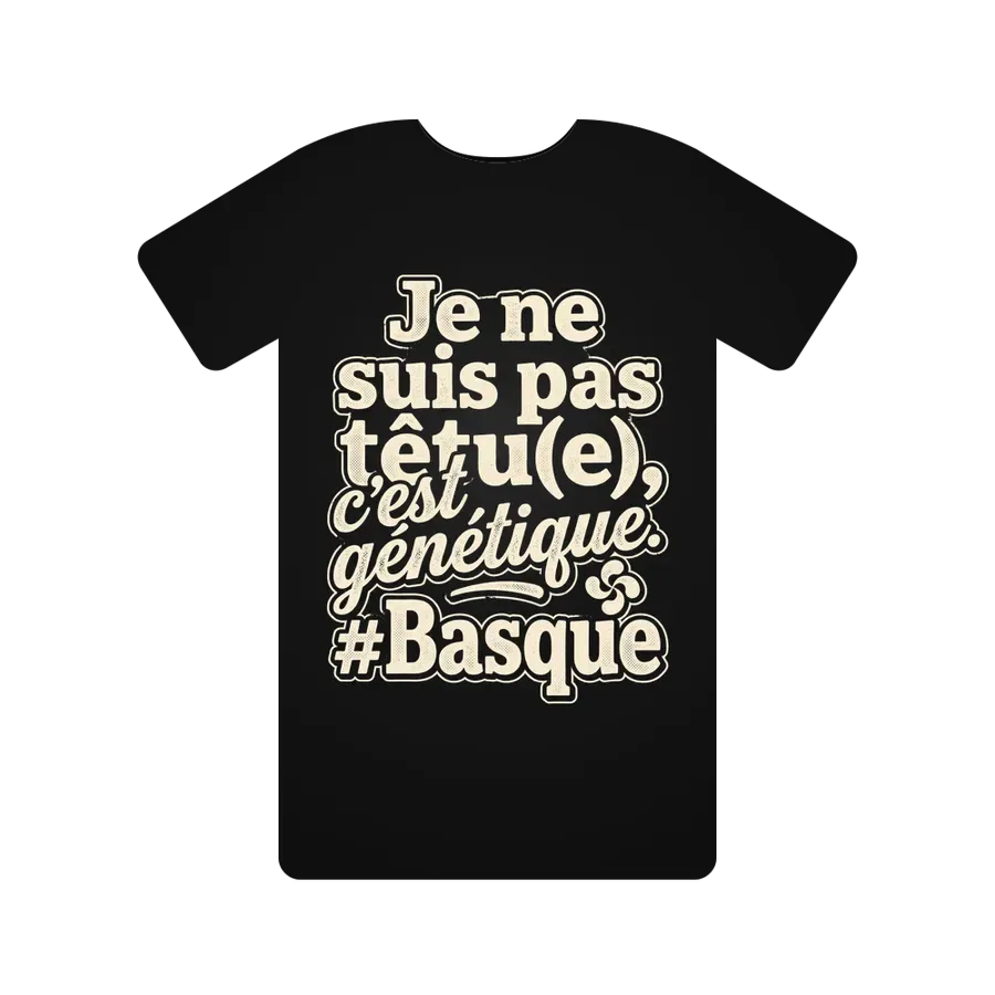 Je ne suis pas têtu(e), c'est génétique. #Basque