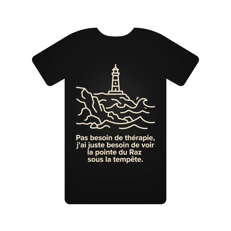 Pas besoin de thérapie, j'ai juste besoin de voir la pointe du Raz sous la tempête.