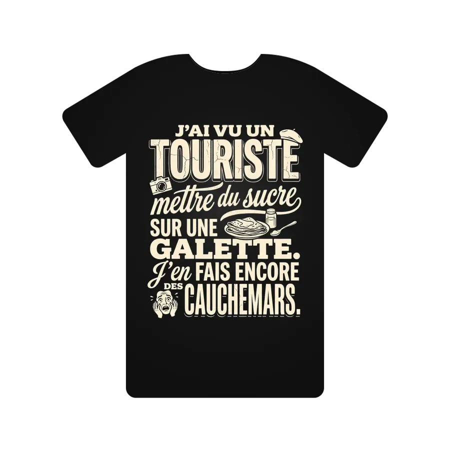 J'ai vu un touriste mettre du sucre sur une galette. J'en fais encore des cauchemars.