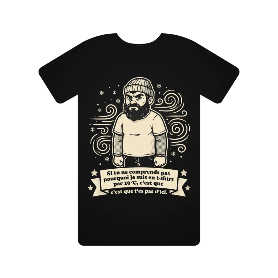 Si tu ne comprends pas pourquoi je suis en t-shirt par 10°C, c'est que t'es pas d'ici.