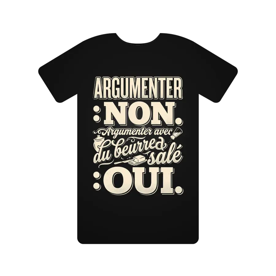 Argumenter : NON. Argumenter avec du beurre salé : OUI.