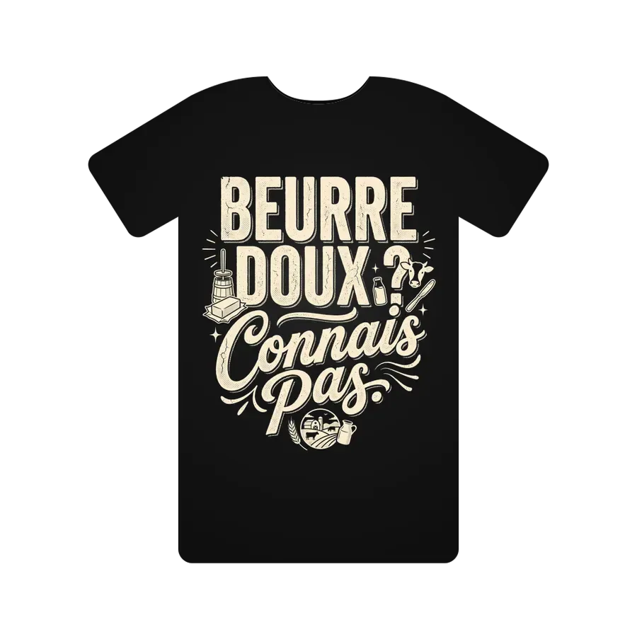 Beurre doux ? Connais pas.