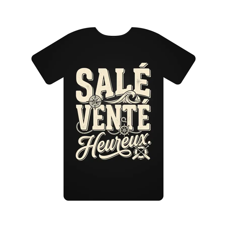 Salé, venté, heureux.