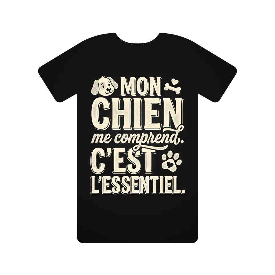 Mon chien me comprend. C'est l'essentiel.