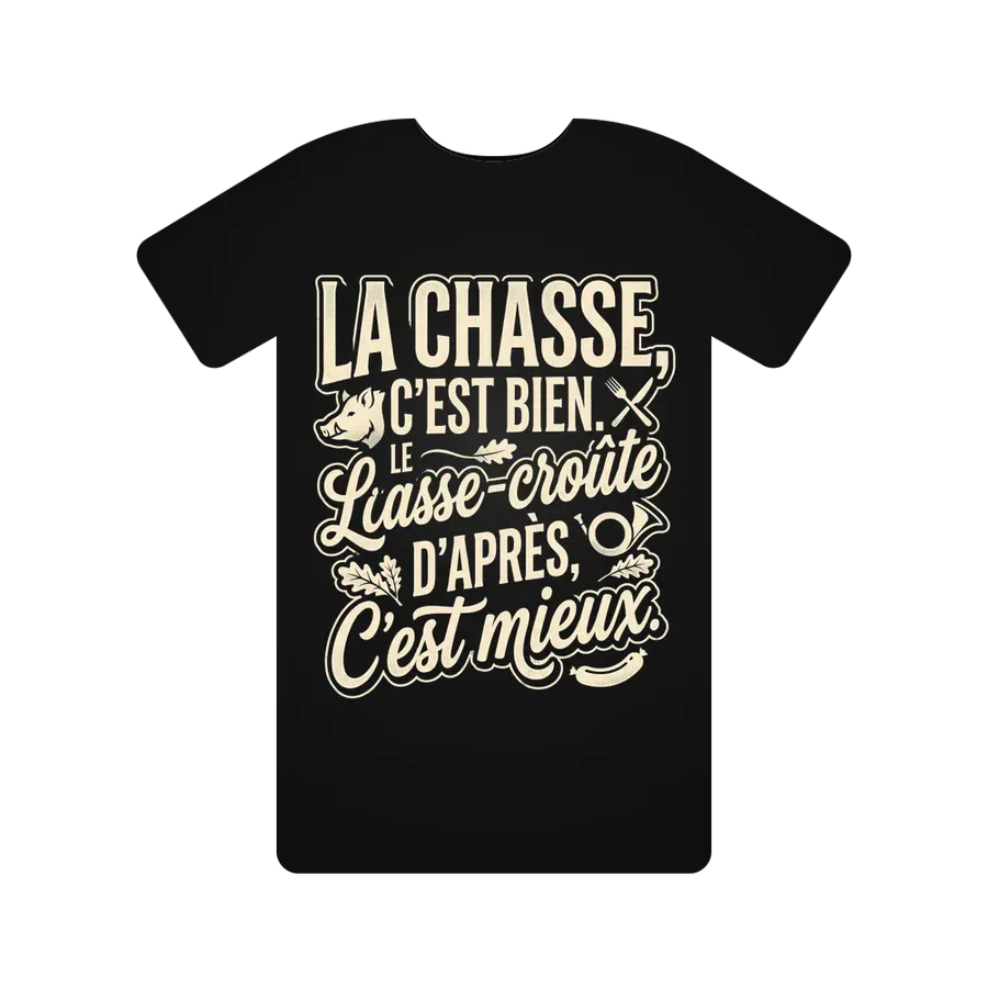La chasse, c'est bien. Le casse-croûte d'après, c'est mieux.