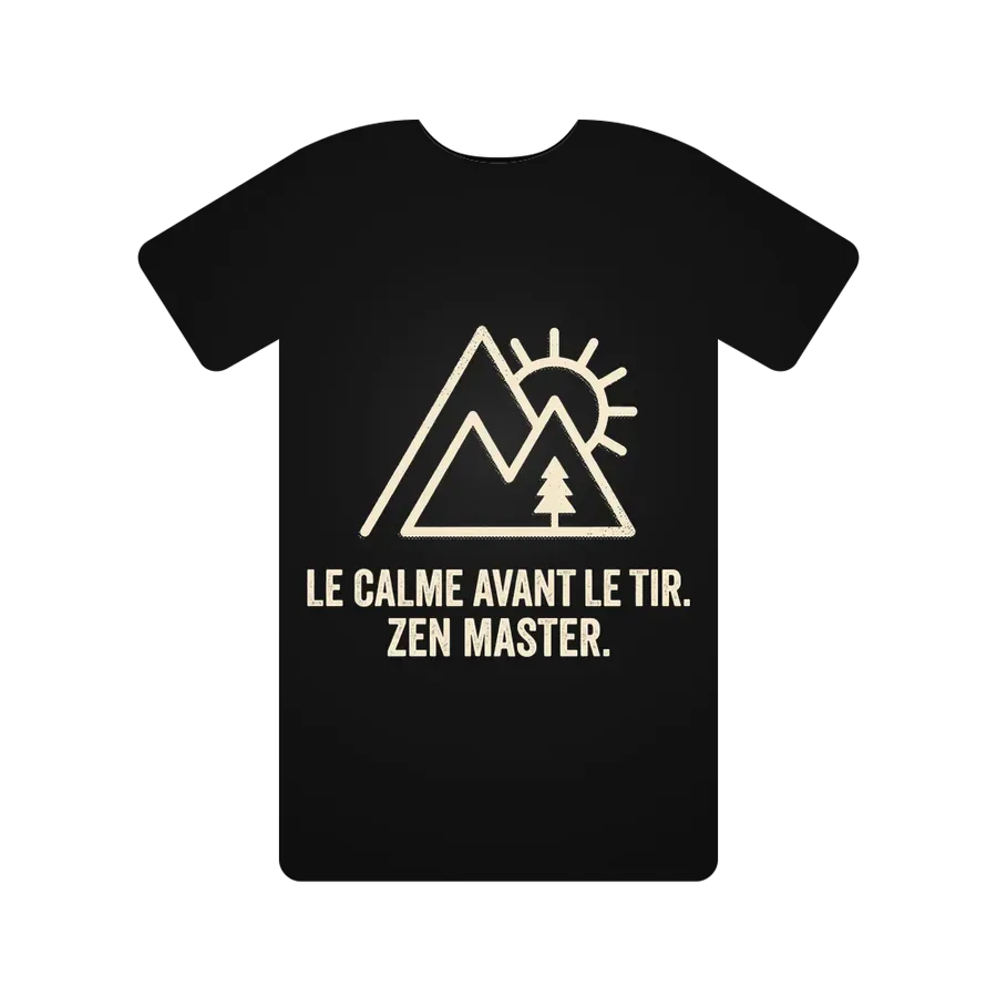 Le calme avant le tir. Zen master.
