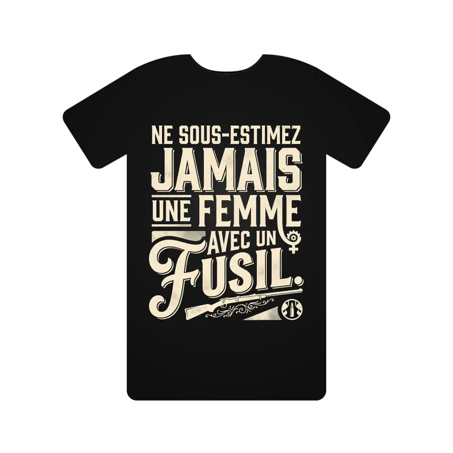 Ne sous-estimez jamais une femme avec un fusil.