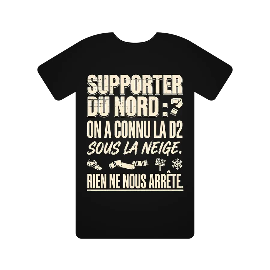 Supporter du Nord : On a connu la D2 sous la neige. Rien ne nous arrête.