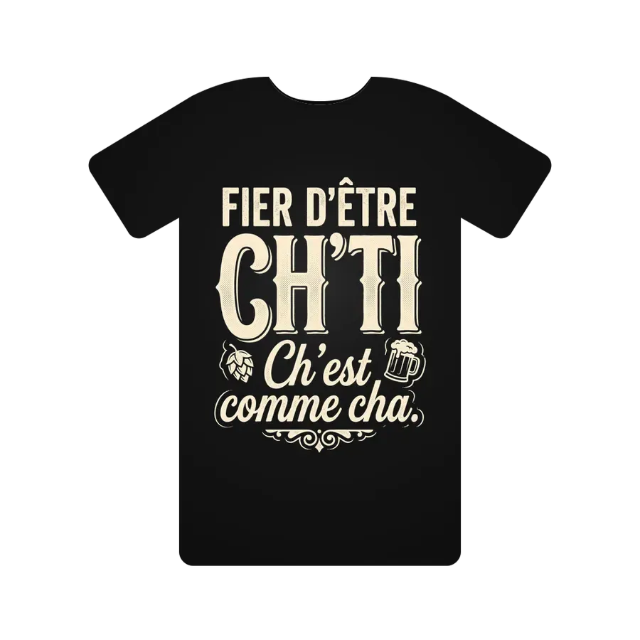 Fier d'être Ch'ti. Ch'est comme cha.