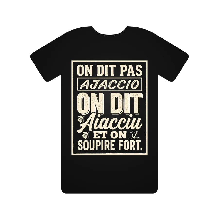 On dit pas "Ajaccio". On dit "Aiacciu" et on soupire fort.