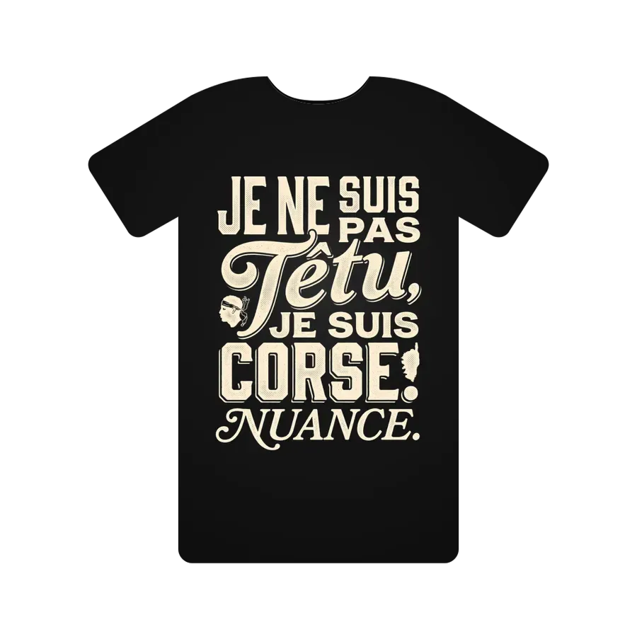 Je ne suis pas têtu, je suis Corse. Nuance.