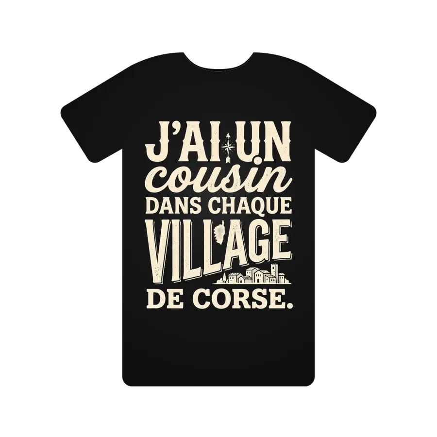 J'ai un cousin dans chaque village de Corse.