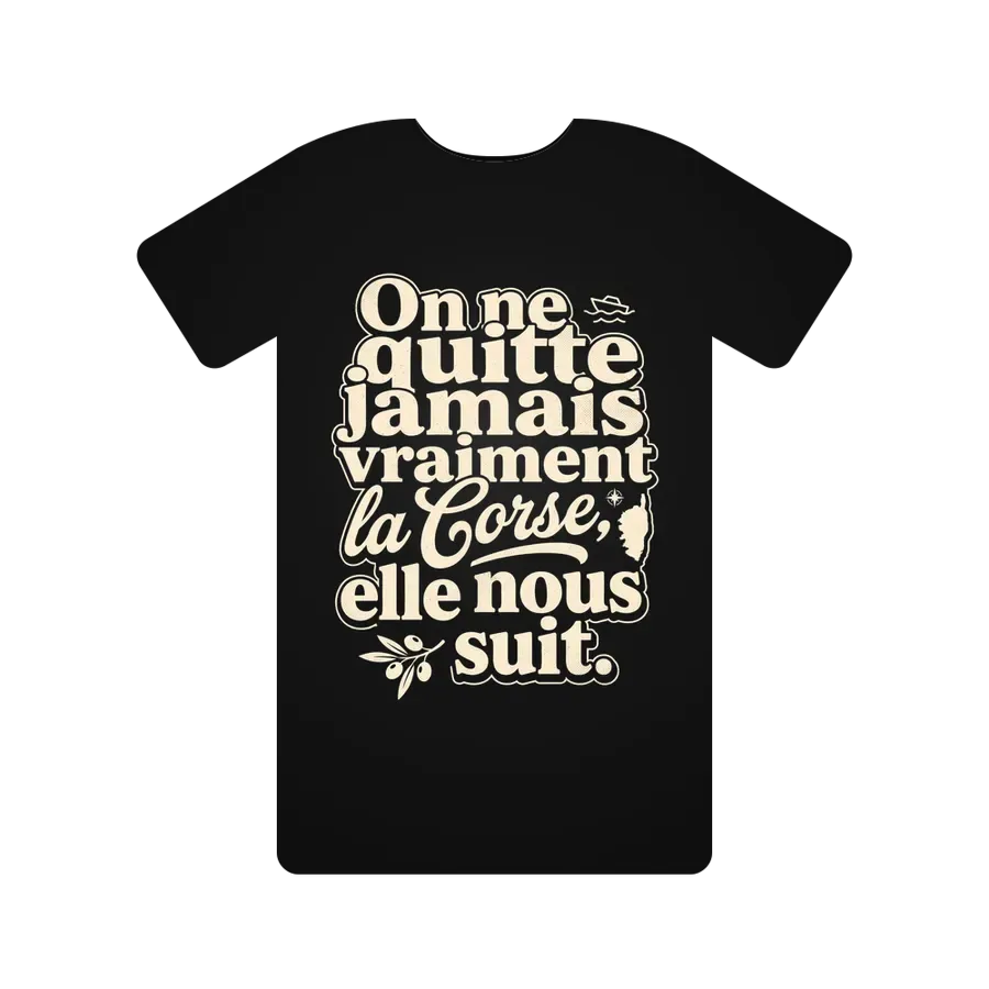 On ne quitte jamais vraiment la Corse, elle nous suit.