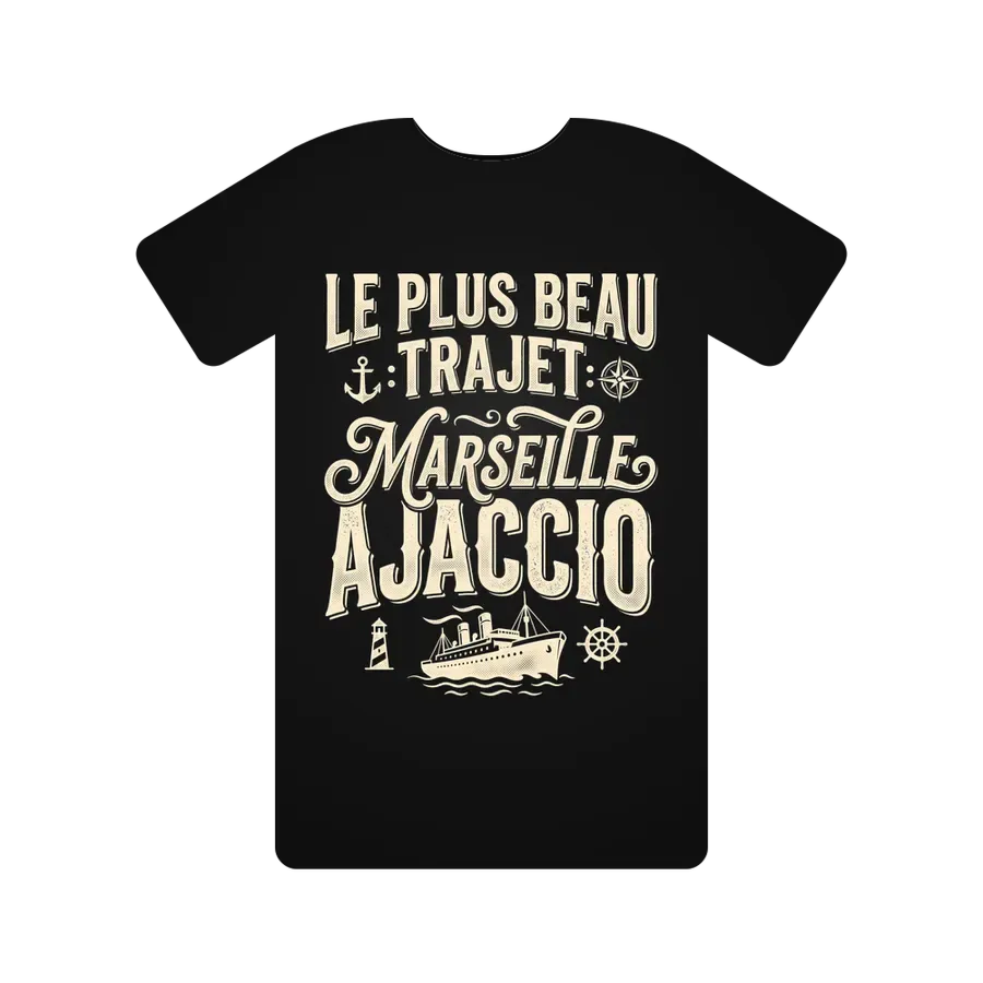 Le plus beau trajet : Marseille - Ajaccio.