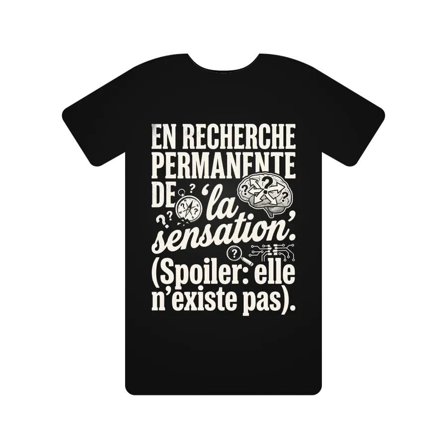 En recherche permanente de 'la sensation'. (Spoiler: elle n'existe pas).