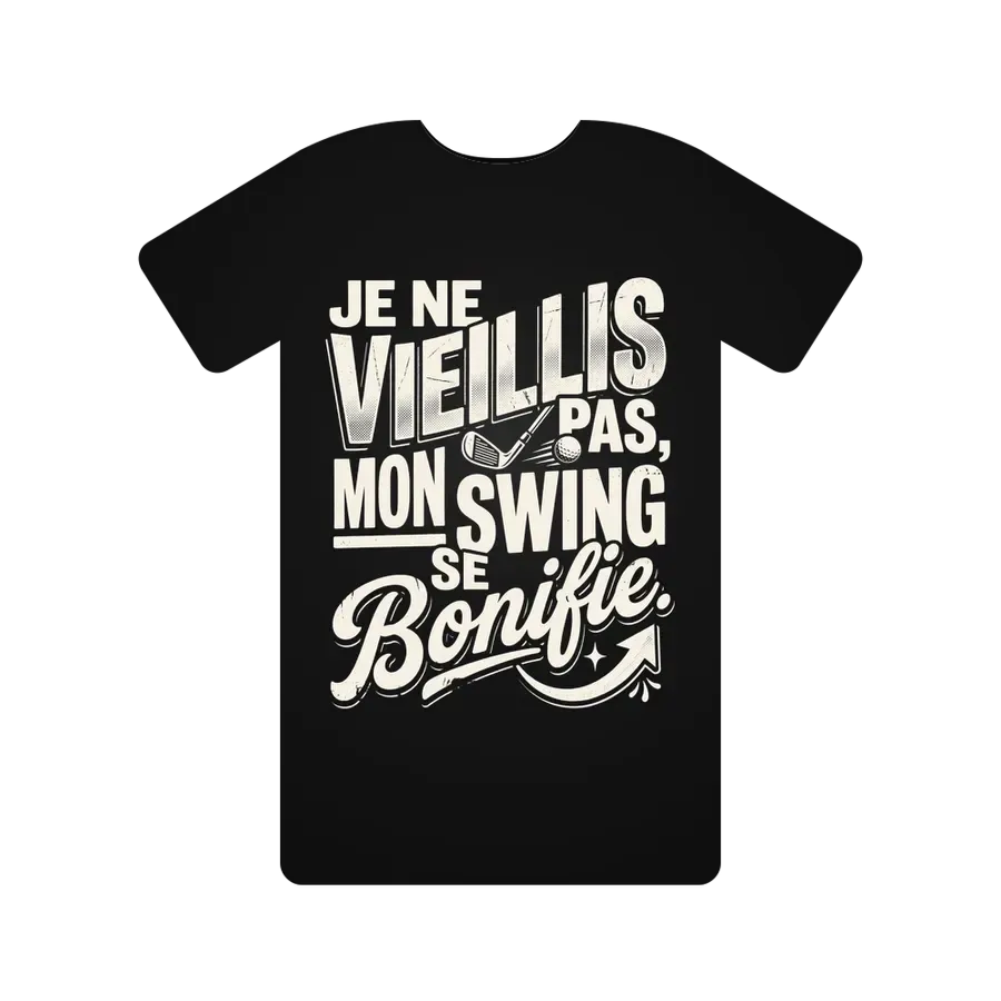 Je ne vieillis pas, mon swing se bonifie.