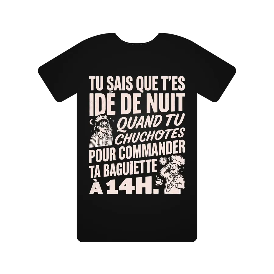 Tu sais que t'es IDE de nuit quand tu chuchotes pour commander ta baguette à 14h.