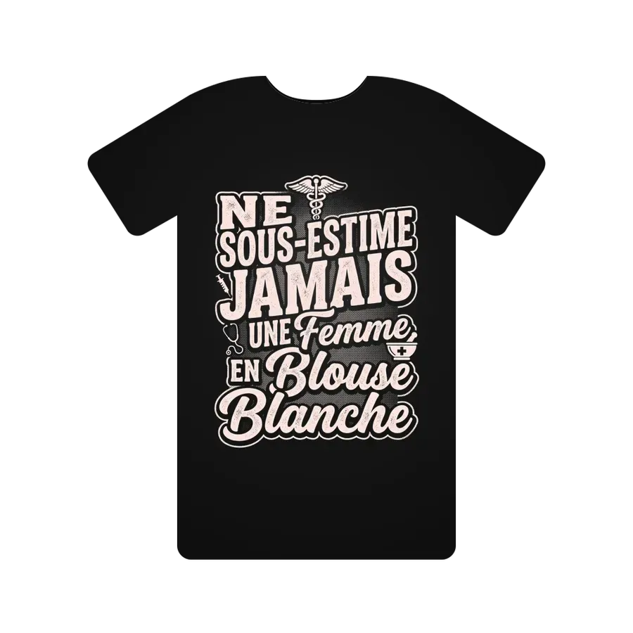 Ne sous-estime jamais une femme en blouse blanche