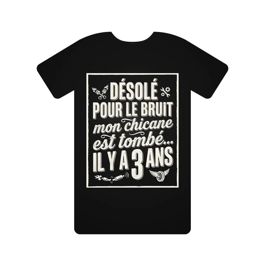 Désolé pour le bruit, mon chicane est tombé... il y a 3 ans.