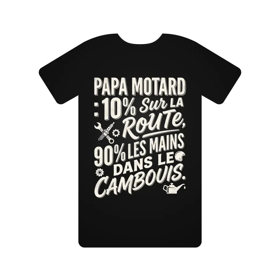 Papa Motard : 10% sur la route, 90% les mains dans le cambouis.