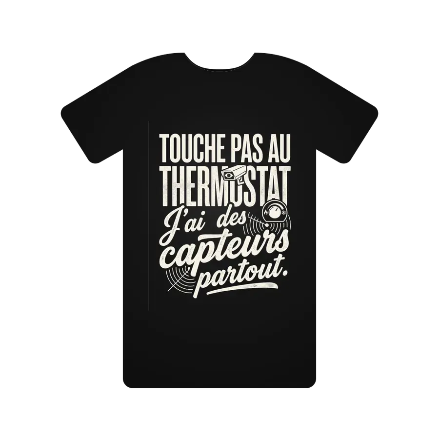 Touche pas au thermostat. J'ai des capteurs partout.