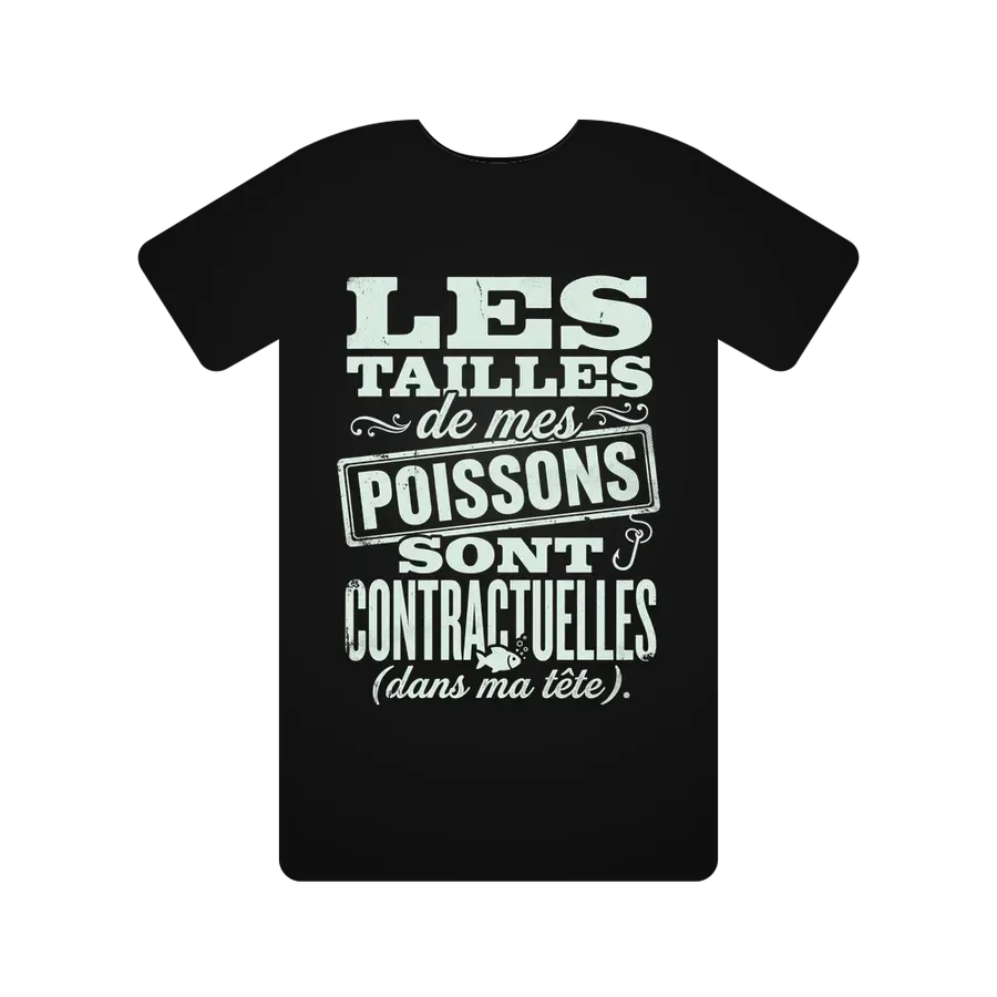 Les tailles de mes poissons sont contractuelles (dans ma tête).
