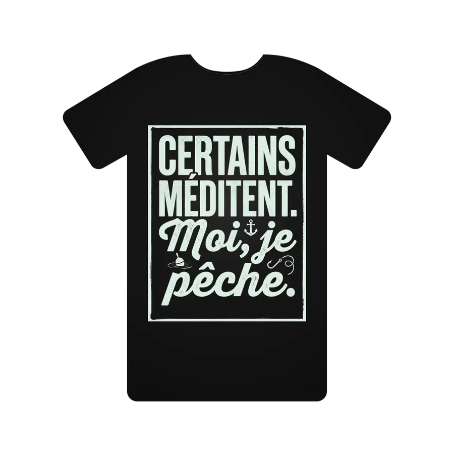 Certains méditent. Moi, je pêche.
