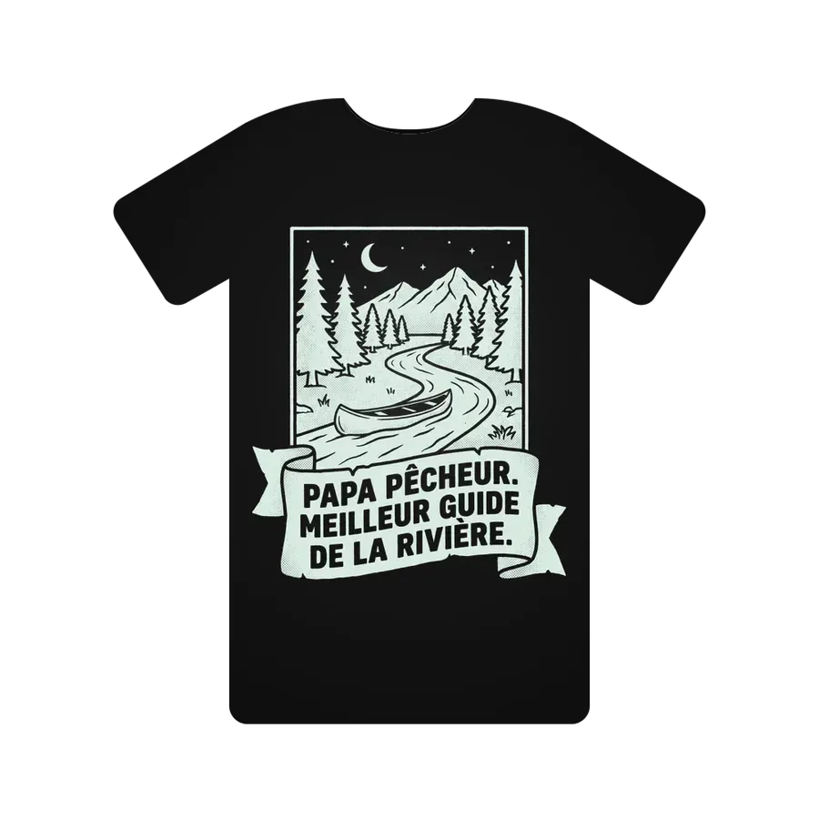 Papa Pêcheur. Meilleur guide de la rivière.