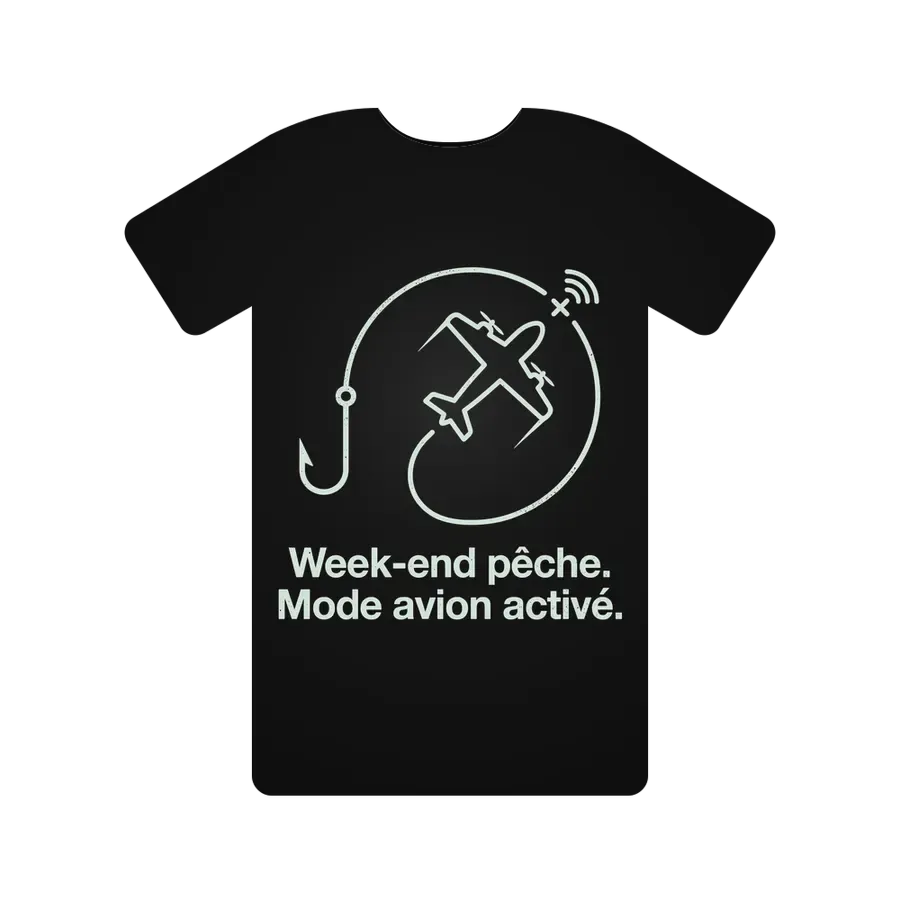 Week-end pêche. Mode avion activé.