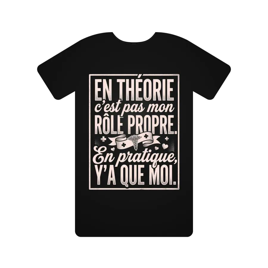 En théorie c'est pas mon rôle propre. En pratique, y'a que moi.