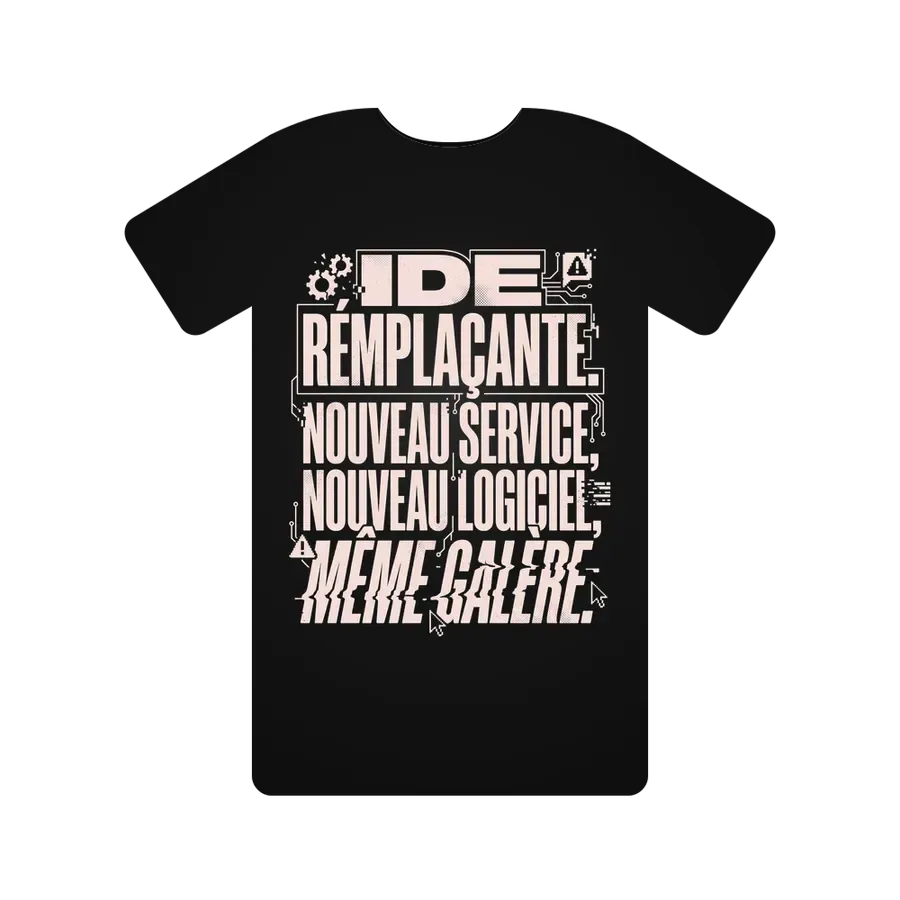 IDE Remplaçante. Nouveau service, nouveau logiciel, même galère.