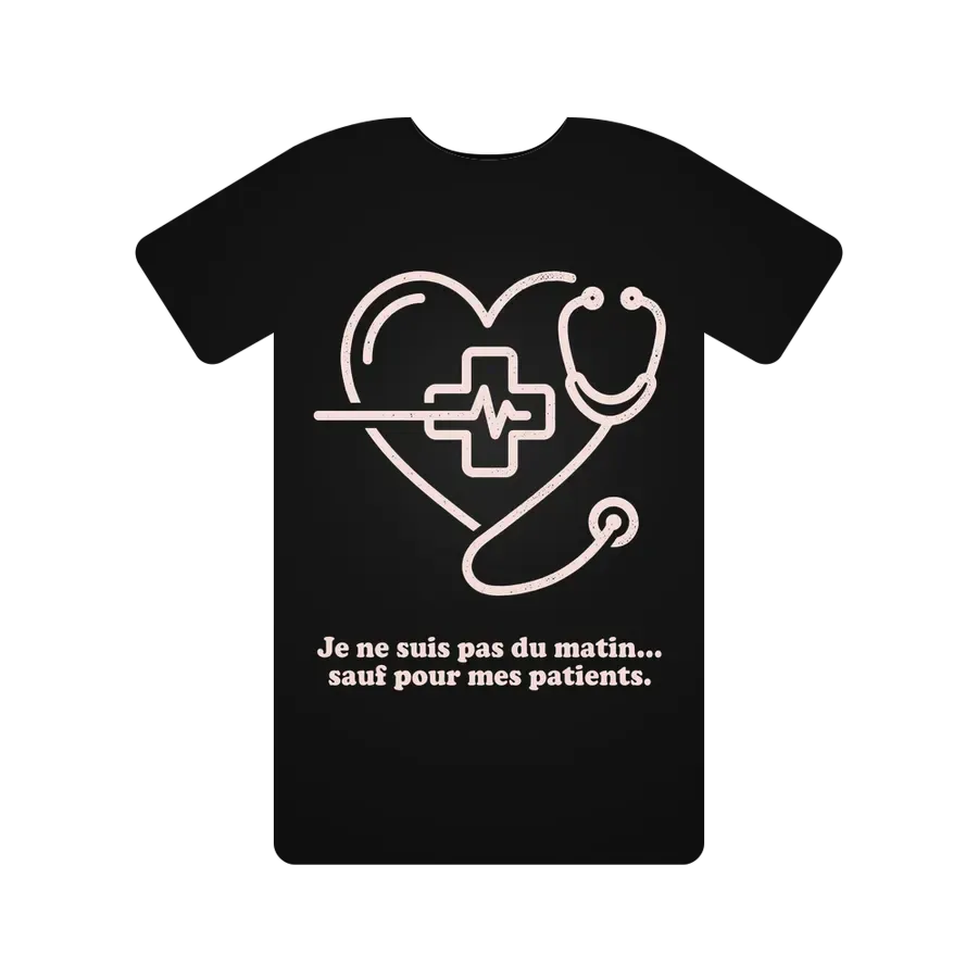 Je ne suis pas du matin… sauf pour mes patients.