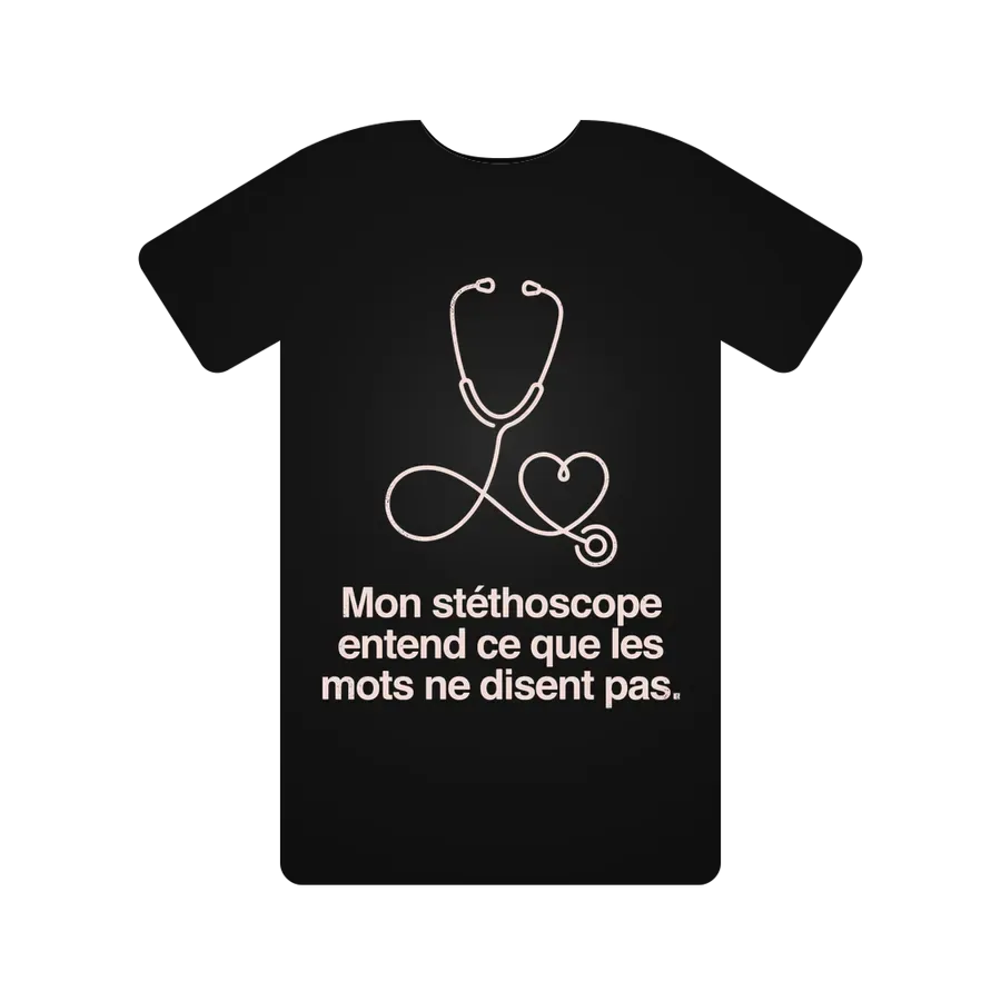 Mon stéthoscope entend ce que les mots ne disent pas.