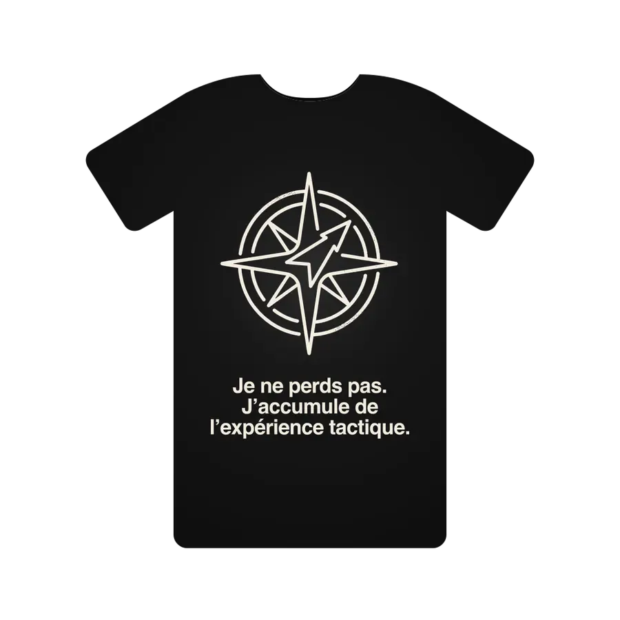 Je ne perds pas. J'accumule de l'expérience tactique.