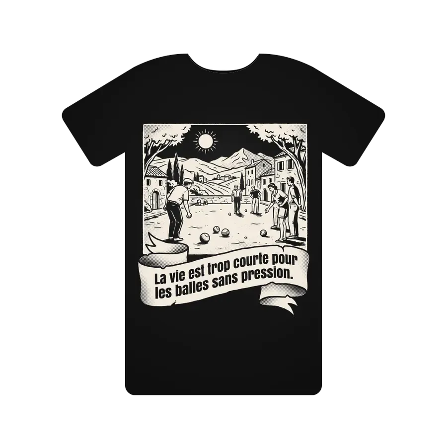La vie est trop courte pour les balles sans pression.